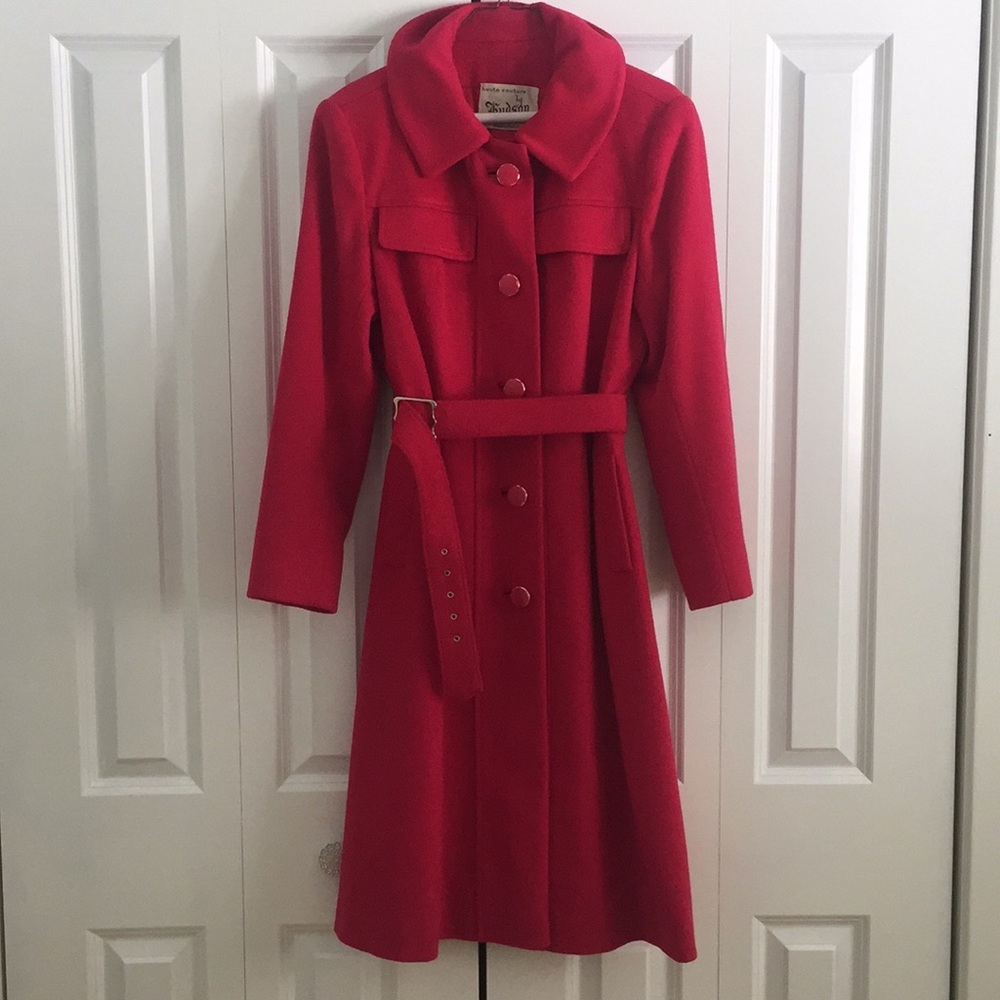 RARE VINTAGE Hudson Pure Virgin Wool Coat